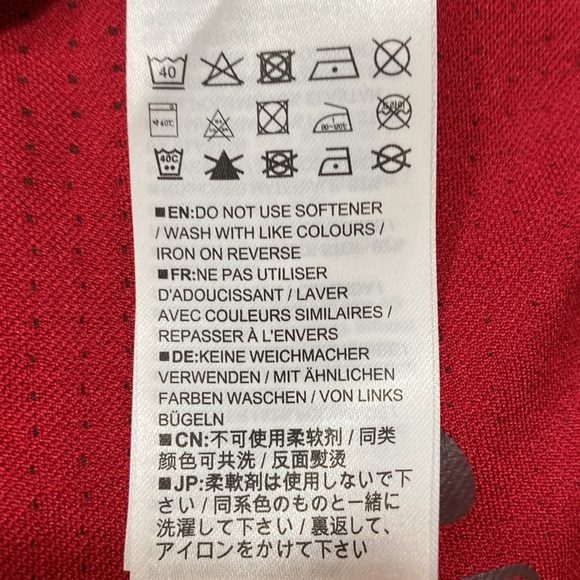 Odlo Base Layer Women’s T Shirt Size XL Red Long Sleeve Fitted Crew Poly Blend - Picture 13 of 14